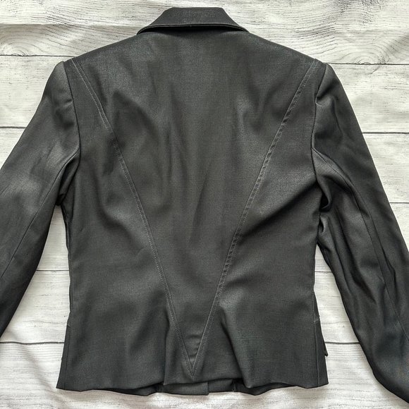 NEW Vintage Designer Kelly Graham NEW YORK 2-Piece Gray Suit BLAZER & SKIRT 6 - Picture 6 of 11